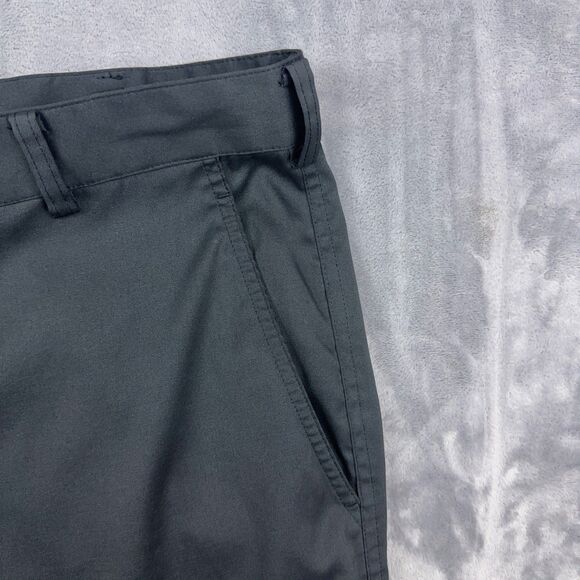 Nike Dri-FIT Victory Golf Pants Men 34x32 Black Flat Front Chino Golfing Stretch - Picture 5 of 12